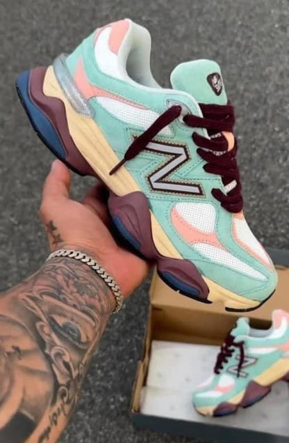New Balance 9060 “ Burgundy/ Mint”