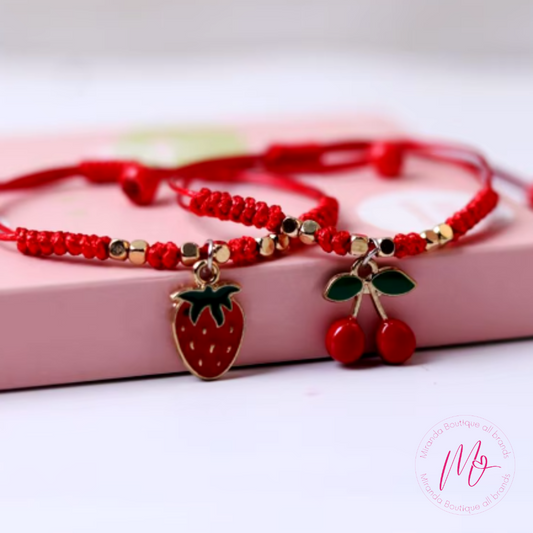 Adorable Fruit Bracelets Adjustable