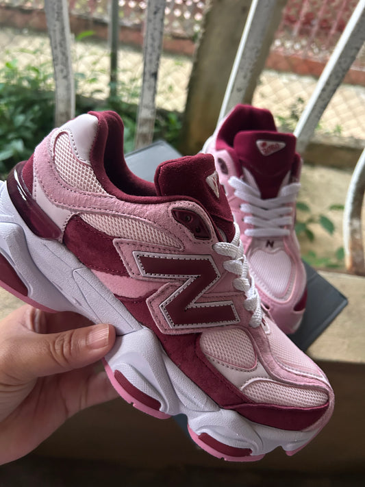 New Balance 9060 *Pink Granite Washed Burgundy *
