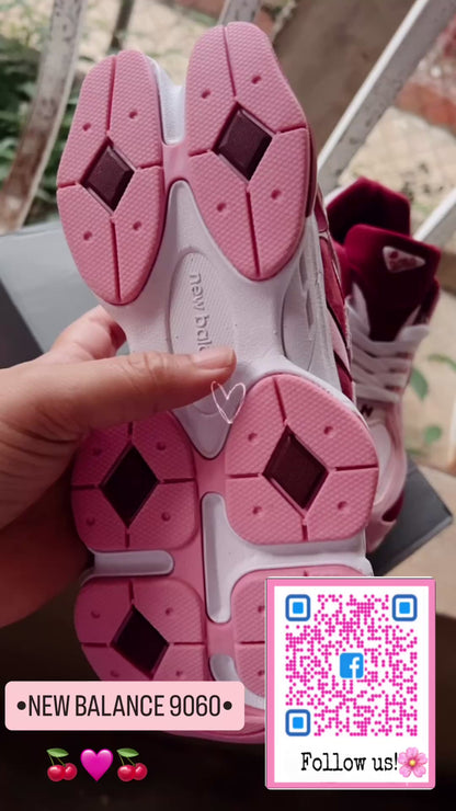 New Balance 9060 *Pink Granite Washed Burgundy *